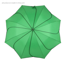 High Performance Modern Unique Design Green Lotus Leaf Shape Umbrella for Decorate